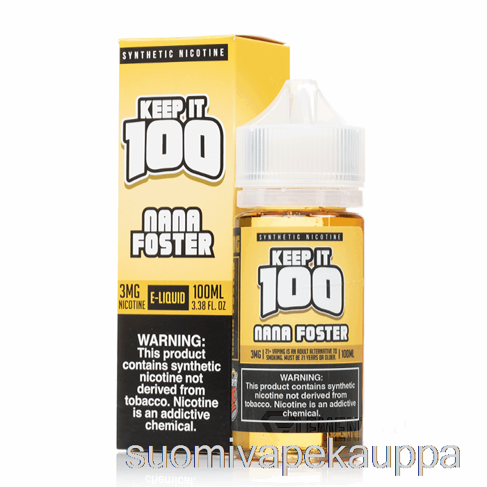 Vape Suomi Nana Foster - Pidä Se 100 - 100ml 6mg